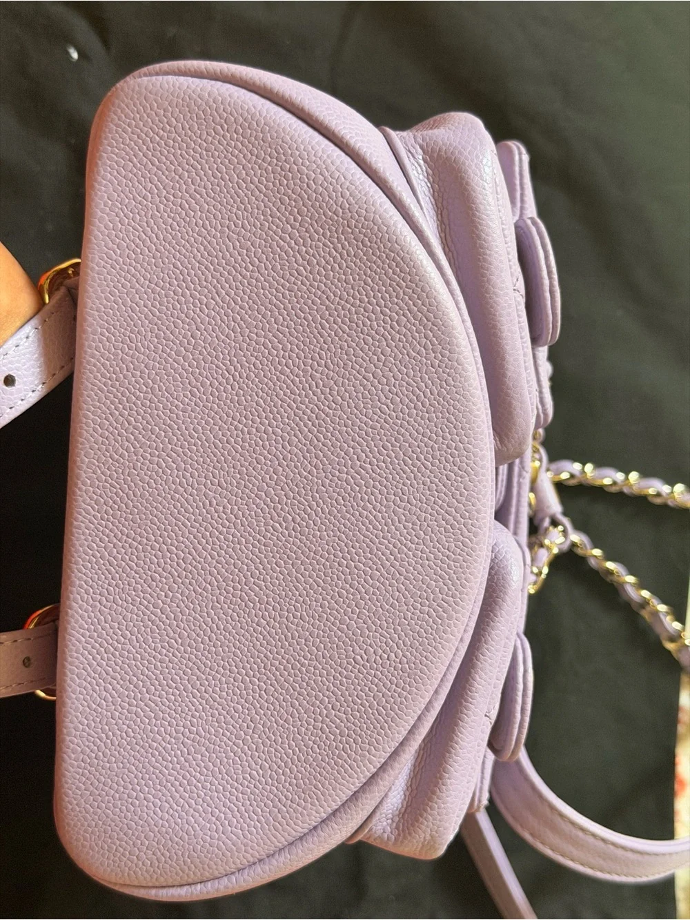 CHANEL Mini Duma Quilted Caviar Backpack
